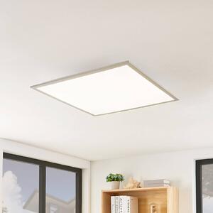 Lindby LED panel Stenley, 4000 K, 60 cm x cm, ezüst/fehér, Fehér / opál, Konyha, Műanyag, Modern