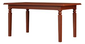 Asztal Boston A111 Dió, 78x90x160cm, Hosszabbíthatóság, Közepes sűrűségű farostlemez, Természetes fa furnér, Fa