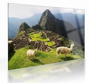 Üveg kép - Machu Picchu (70x50 cm)