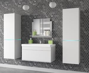 Venezia Alius A31 fürdőszobabútor szett + mosdókagyló + szifon (matt fehér)