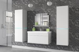 Venezia Alius A31 fürdőszobabútor szett + mosdókagyló + szifon (matt fehér)