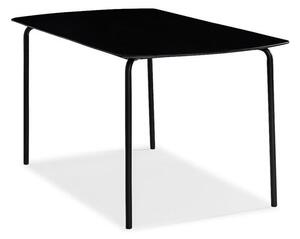 Asztal deNoord 241, Fekete, 74x80x160cm, Rostos cement, Fém
