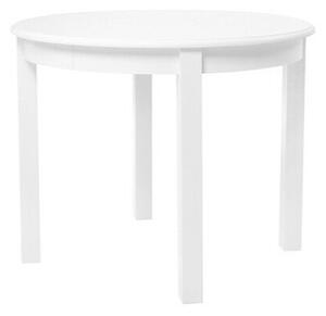 Asztal Boston 316, Fehér, 76cm, Hosszabbíthatóság, Közepes sűrűségű farostlemez, Váz anyaga, Bükkfa