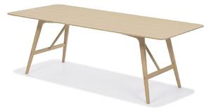 Asztal Springfield B103, Tölgy, 75x80x140cm, Természetes fa furnér, Váz anyaga