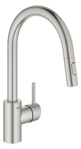 Grohe Concetto konyhai csaptelep álló rozsdamentes acél 31483DC2