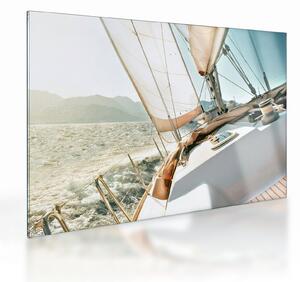 Üveg kép - Yacht (70x50 cm)