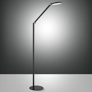 Fabas Luce LED állólámpa Regina, 1 izzós, fekete, dimmelhető, Fekete, Nappali / Étkező, fém, Modern