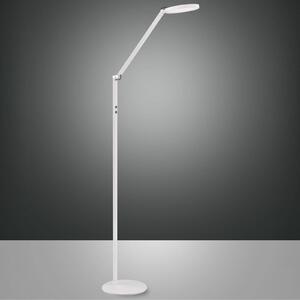 Fabas Luce LED állólámpa Regina, 1 izzós, fehér, dimmelhető, Fehér / opál, Nappali / Étkező, fém, Modern