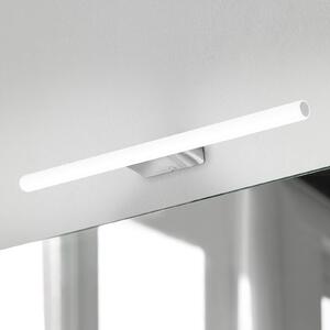 Ebir LED tükör lámpa Irene, kerek, szélesség 50 cm, Króm / ezüst, Fürdőszoba, Műanyag, Modern