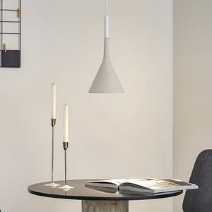 Foscarini Aplomb függő lámpa GU10 beton fehér, dimmelhető, Fehér / opál, Konyha, Beton, Dizájn