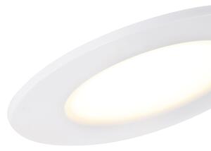 6 süllyesztett folt, fehér, beleértve a LED 3 -fokozatú fényerejét IP65 - Blanca