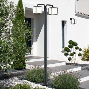 Trio Lighting Cubango LED árbóc lámpa két kocka lámpaernyővel, Fekete, Alumínium, Modern