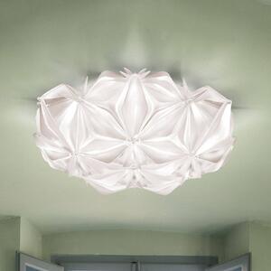 Slamp La Vie M lámpa, szélesség 47 cm, feh., dimmelhető, Fehér / opál, Nappali / Étkező, Műanyag, Dizájn