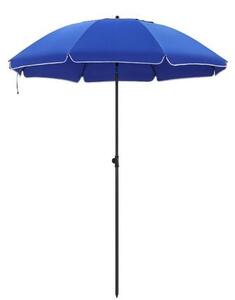Nyolcszögletű napernyő 200 cm, összecsukható hordtáskával, kék színben