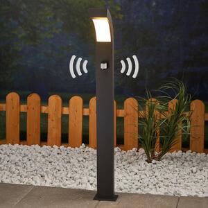 Lucande LED-es útvilágítás Lennik, érzékelő, 100 cm, antracit