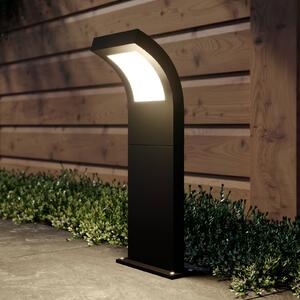 Arcchio Advik LED ösvény lámpa, IP65, 60 cm, antracit, fém, Fekete, Alumínium, Modern