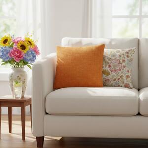 Párnahuzat Intreccio Jacquard Chenille tégla