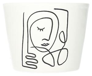 Face I virágcserép takaró 8 cm