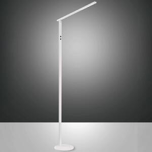 Fabas Luce LED állólámpa ideális, egylángú, CCT, fehér, dimmelhető, Fehér / opál, Nappali / Étkező, Alumínium, Modern