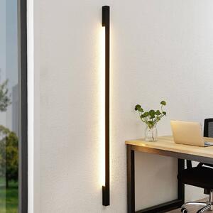 Arcchio Ivano LED fali lámpa, 170 cm, fekete, Fekete, Folyosó, Alumínium, Modern