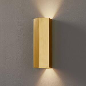 Wever & Ducré Lighting WEVER DUCRÉ Hexo mini 2.0 fali lámpa 20cm arany, dimmelhető, Sárgaréz / arany, Nappali / Étkező, Alumínium, Modern