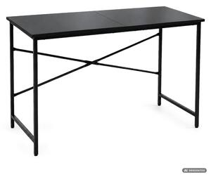 AKORD Furniture Factory Simple Számítógépes Íróasztal Fekete Ipari Stílus