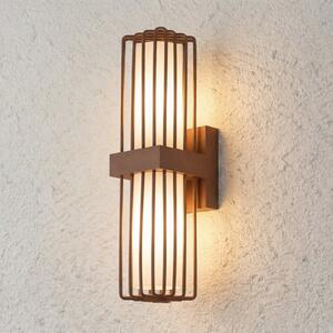 Kültéri Lámpa Lucande, Chandan, dimmable, Barna / Rozsdabarna, Erkély, Alumínium, Modern