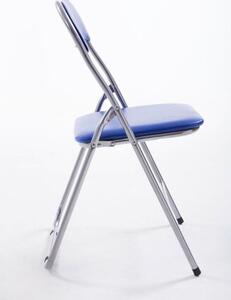 Összecsukható szék Elise kék/ezüst