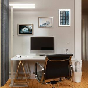 Arcchio LED álló lámpa Logan Basic, fehér, 6000 lm, dimmelhető, dimmelhető, Fehér / opál, Dolgozószoba / Iroda, Alumínium, Modern