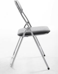 Összecsukható szék Elise fekete/ezüst