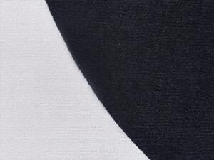 Fehér és fekete gyerekszobaszőnyeg ⌀ 120 cm PANDA