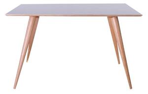 Téglalap alakú asztal PLANET 124x78x75cm - szürke