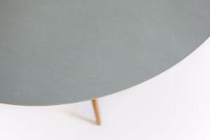 Kerek asztal PLANET 105x75cm - szürke