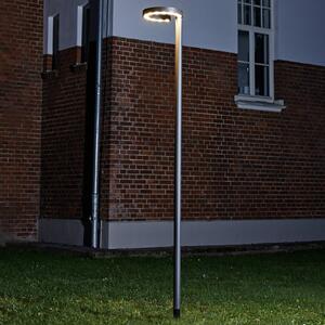 Lucande LED kültéri lámpa Jannis, antracit, fém, 200cm, Fekete, Alumínium, Modern
