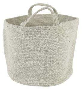 Tárolókosár fogantyúkkal COTTON HAVEN 35x35 cm - több színben Termék színe: Világosszürke
