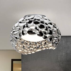 Schuller Valencia Narisa LED-es mennyezeti lámpa, Ø 46 cm, króm, Króm / ezüst, Nappali / Étkező, fém, Modern