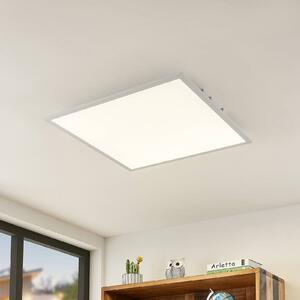 Lindby LED panel Quais, 60 x cm, fehér, alumínium, 4,000K, Fehér / opál, Konyha, Alumínium, Modern