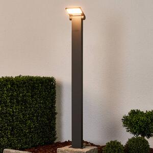 Lucande LED-es lámpa Marius, 100 cm-es oszloplámpa, Fekete, Alumínium, Modern