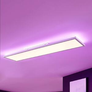 Arcchio LED panel Brenda, 120 x 30 cm, CCT, távvezérléssel, dimmelhető, Fehér / opál, Nappali / Étkező, Modern