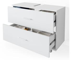 Vicco Ilias mosdószekrény, 80 cm, fehér