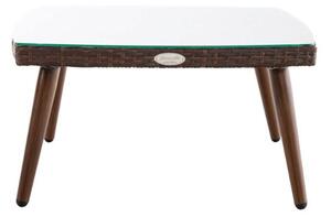 Leighton asztal barna-mályva
