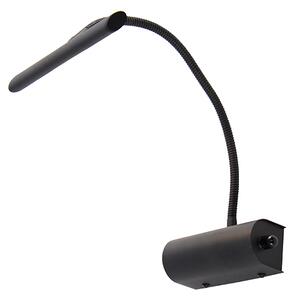 Design fali lámpa, fekete, 18,5 cm, LED-rel, fényerő-szabályozóval - Tableau