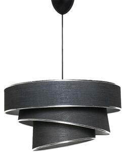 Couper függőlámpa, fekete-ezüst
