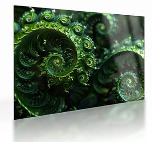Üveg kép - Spirálok (70x50 cm)