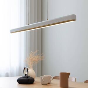 UMAGE LED-es függesztett lámpa Hazel Branch, fehér/réz, 100 cm, dimmelhető, Fehér / opál, Nappali / Étkező, Alumínium, Modern