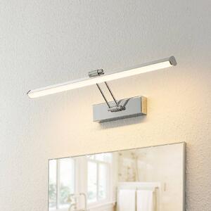 Lindby Sanya LED tükör lámpa, 60 cm, Króm / ezüst, Fürdőszoba, fém, Modern