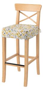 Ülőpárna Ikea Ingolf bárszékhez termék színe sárga szövet fonott, mintás