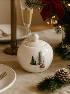 Sinsay - Karácsonyi ételtartó doboz fedéllel - fehér