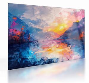 Üveg kép - Tájképfestészet (70x50 cm)