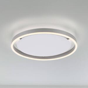 JUST LIGHT. GmbH LED mennyezeti lámpa Ritus, Ø 39,3cm, alumínium, dimmelhető, Alu / szürke / cink, Nappali / Étkező, Alumínium, Modern